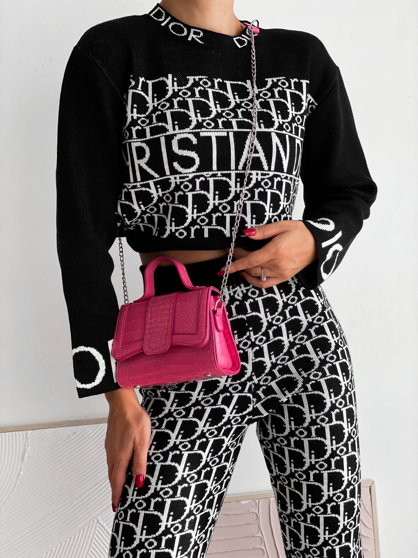 Dior Sweater Knit Co-ord Set