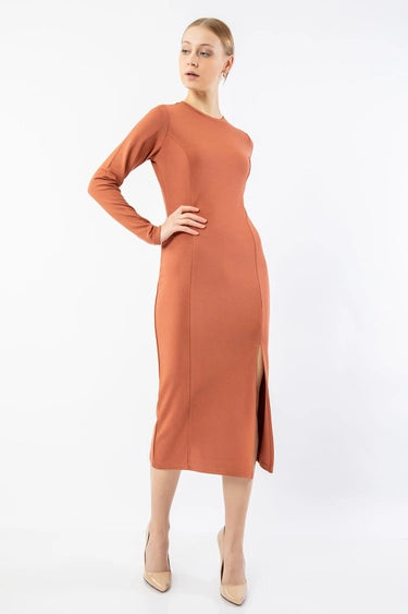 Zara Rust Long Dress