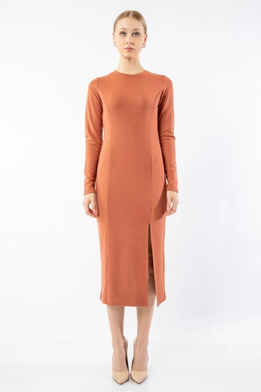 Zara Rust Long Dress